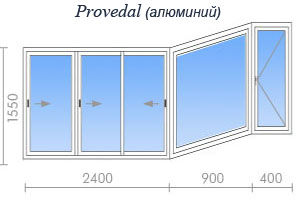 Остекление балкона WDS